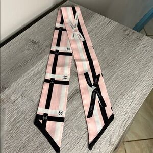 Designer lux twilly bag scarf